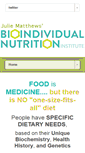 Mobile Screenshot of bioindividualnutrition.com